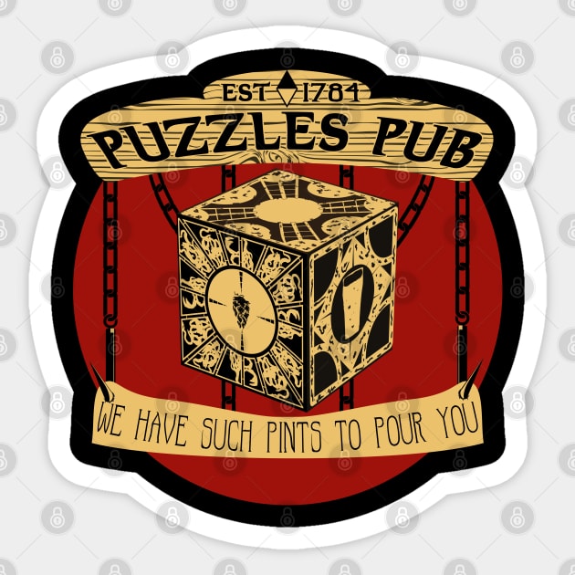 Puzzles Pub Sticker by HopNationUSA